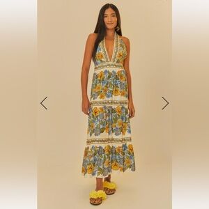 FARM RIO long printed dress